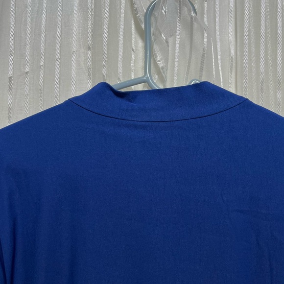 “Muxxn Boutique” SZ: (2XL) Blue, Tie Neck Dress, Pockets & Stretch NWTags - Picture 9 of 10